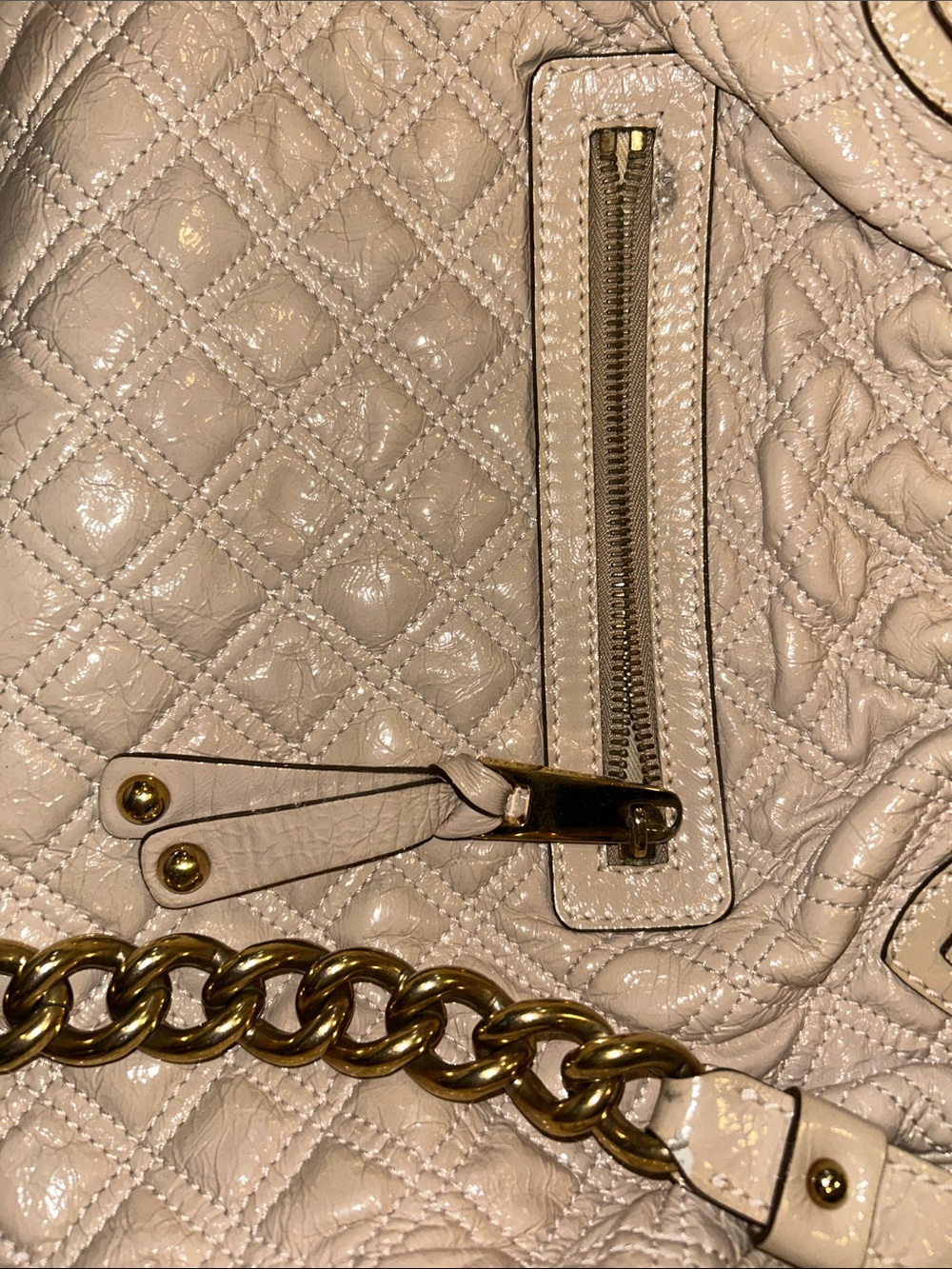 Marc Jacobs Quilted Leather Cream Stam Bag - Picture 8 of 8